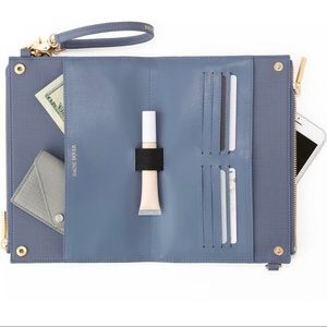 *NWT* DAGNE DOVER Essentials Clutch Wallet Blue